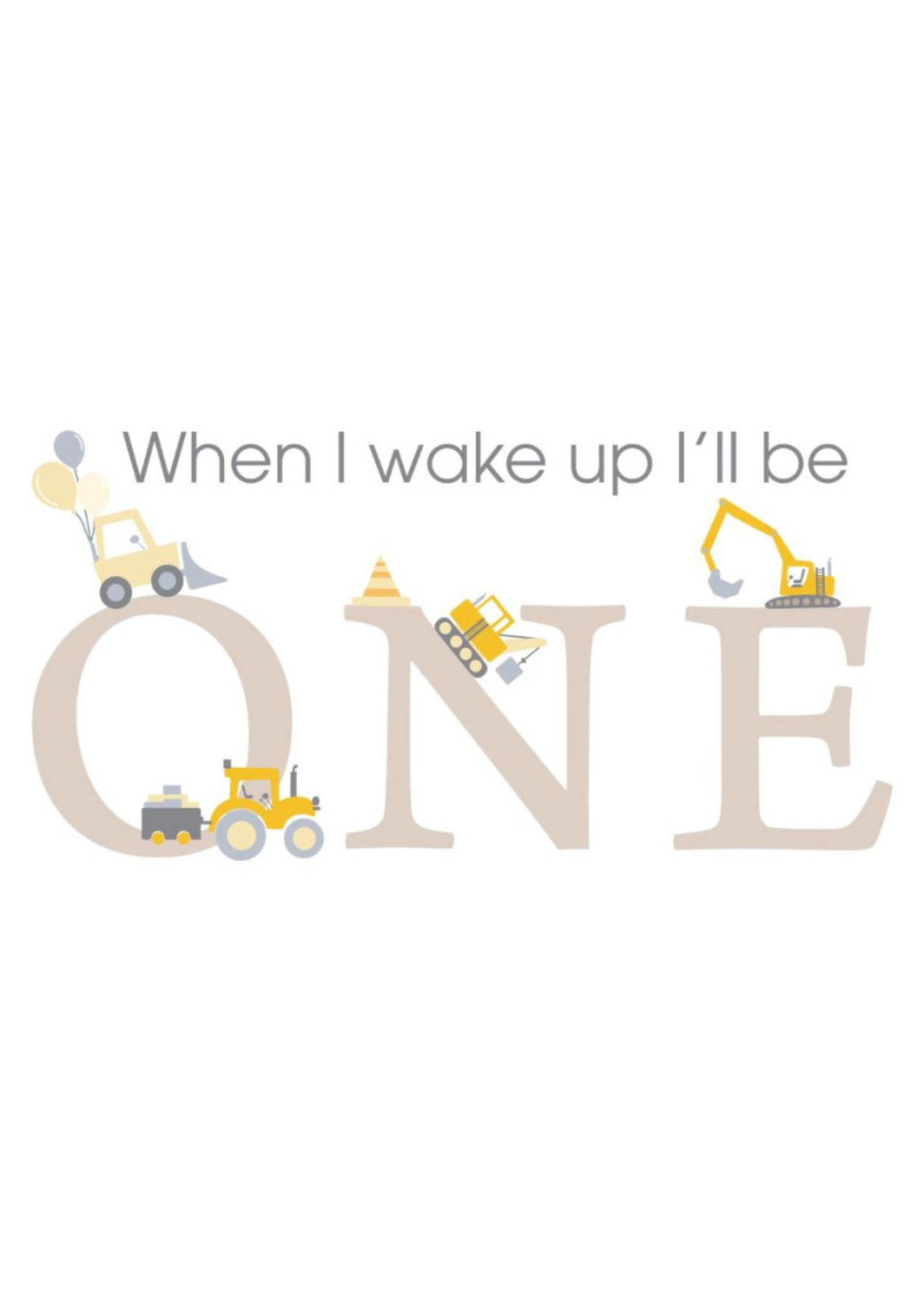 Digger Birthday Pyjamas