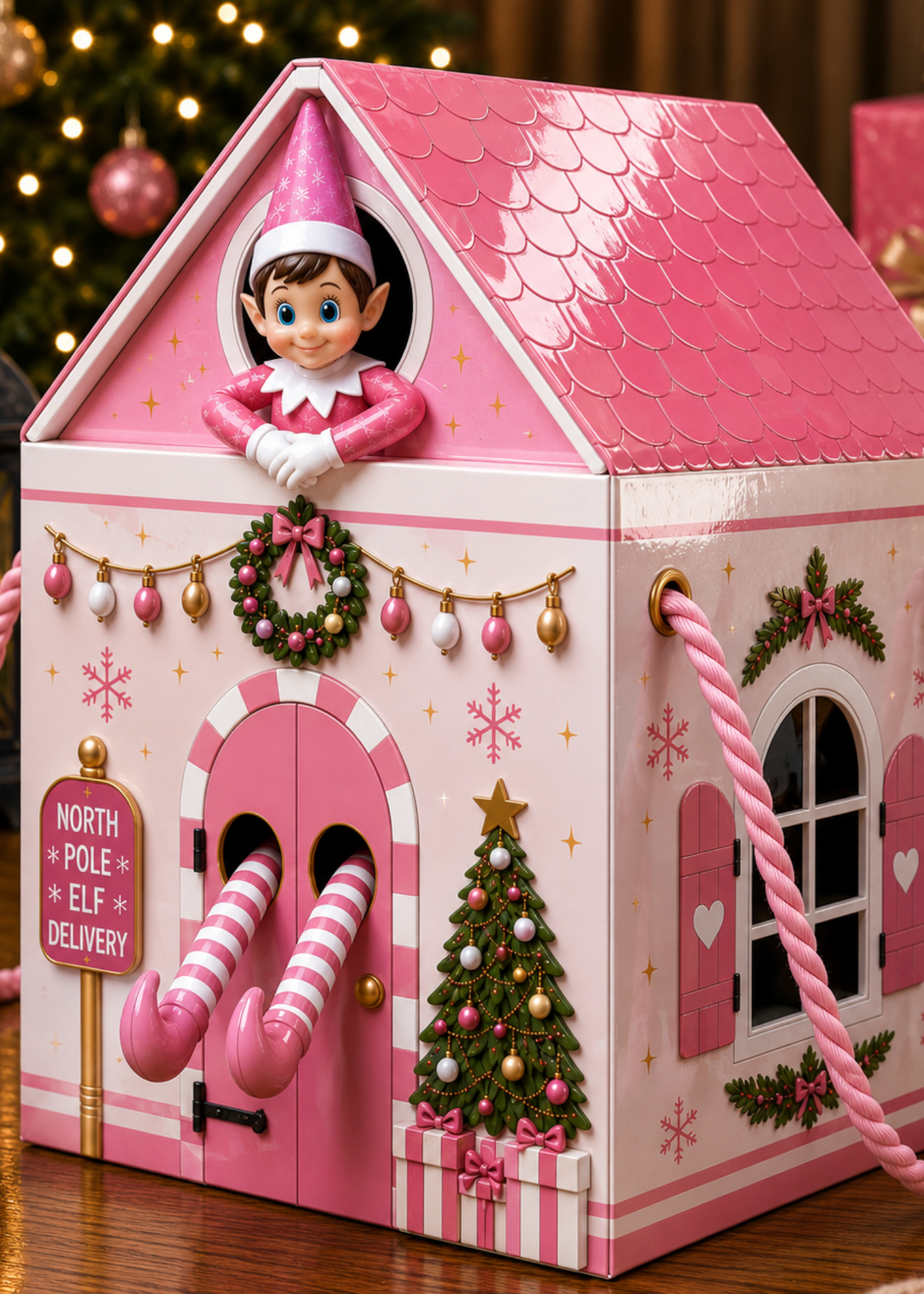 NEW Pink Elf House