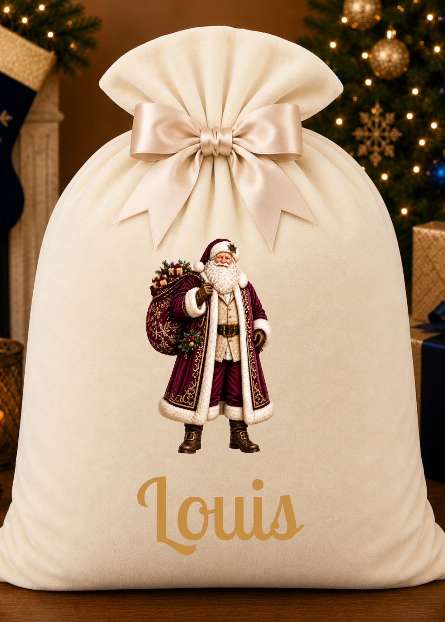NEW Velvet Santa Sack