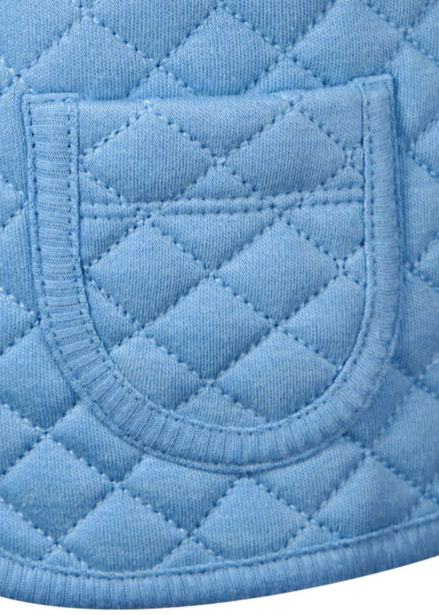 Blue Quilted Gilet