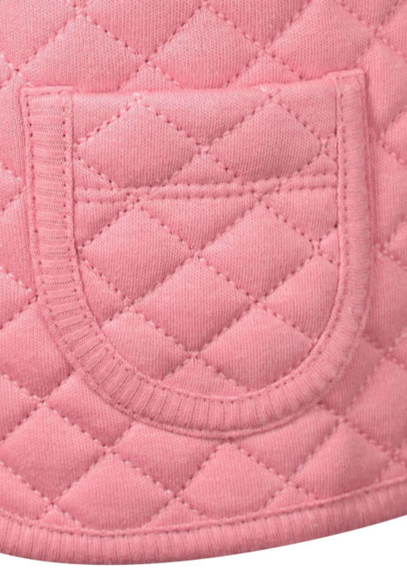 Pink Quilted Gilet