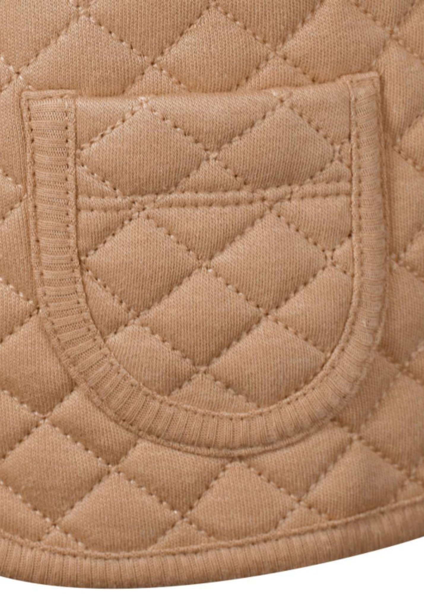 Taupe Quilted Gilet