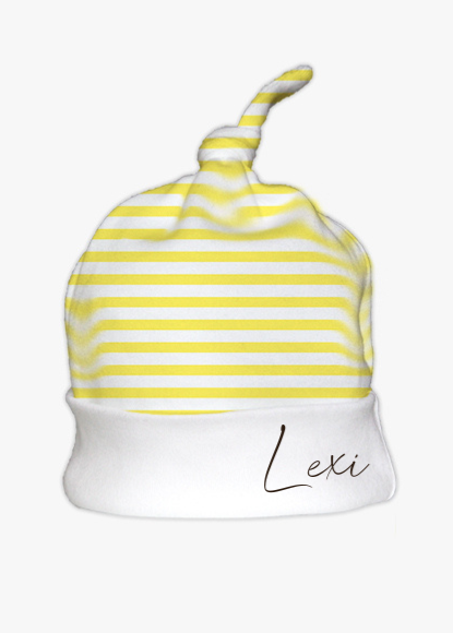NEW Easter Stripe Knotted Hat