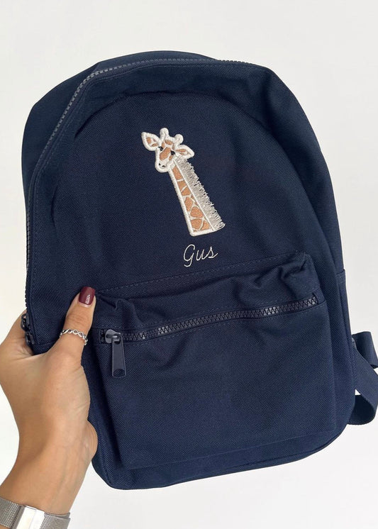 Fluffy Giraffe Mini Backpack
