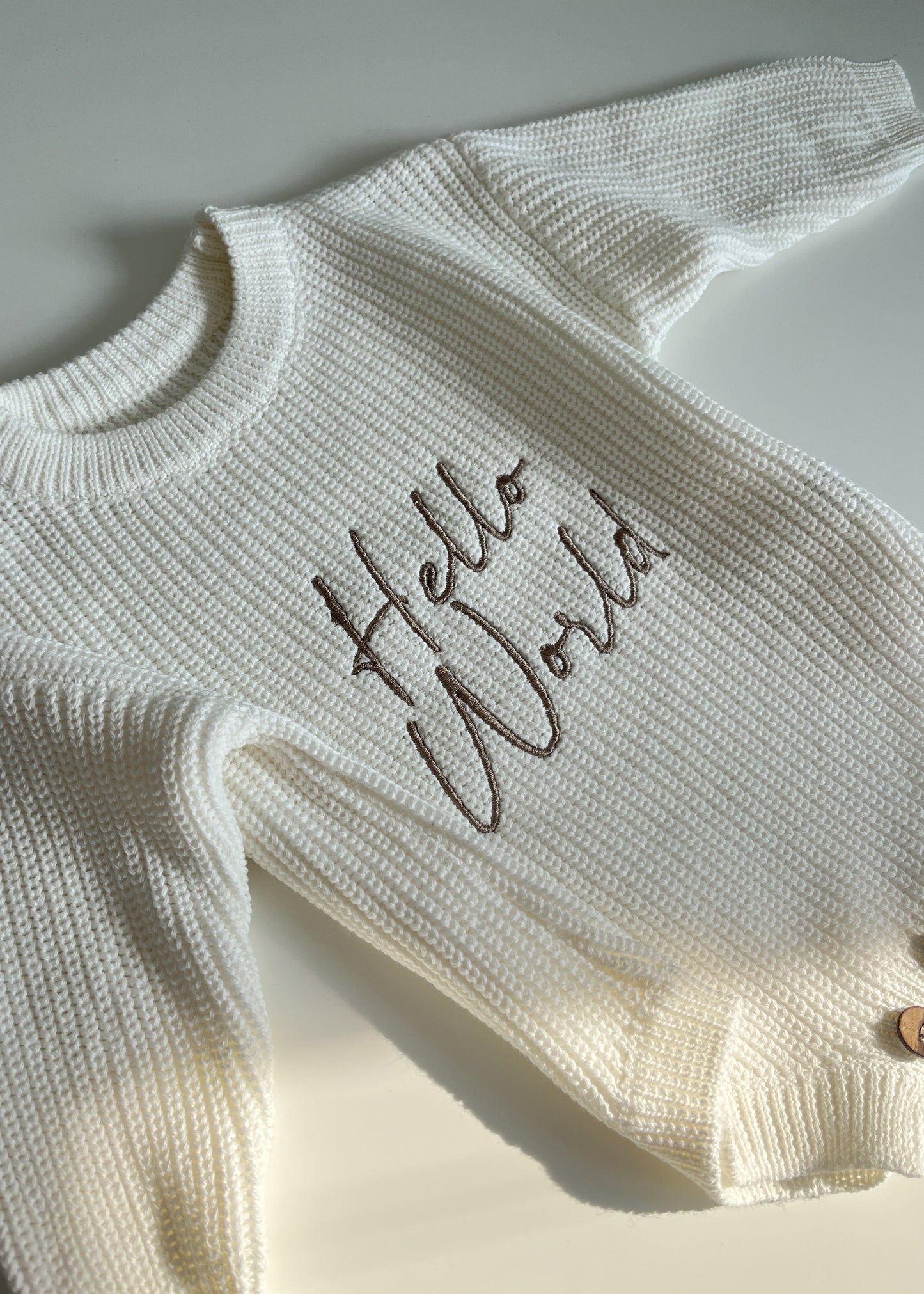 Knitted Baby Romper