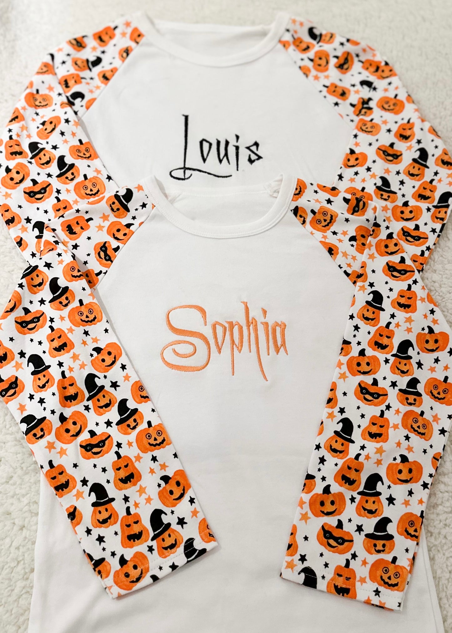 Halloween Spooky Font Pyjamas