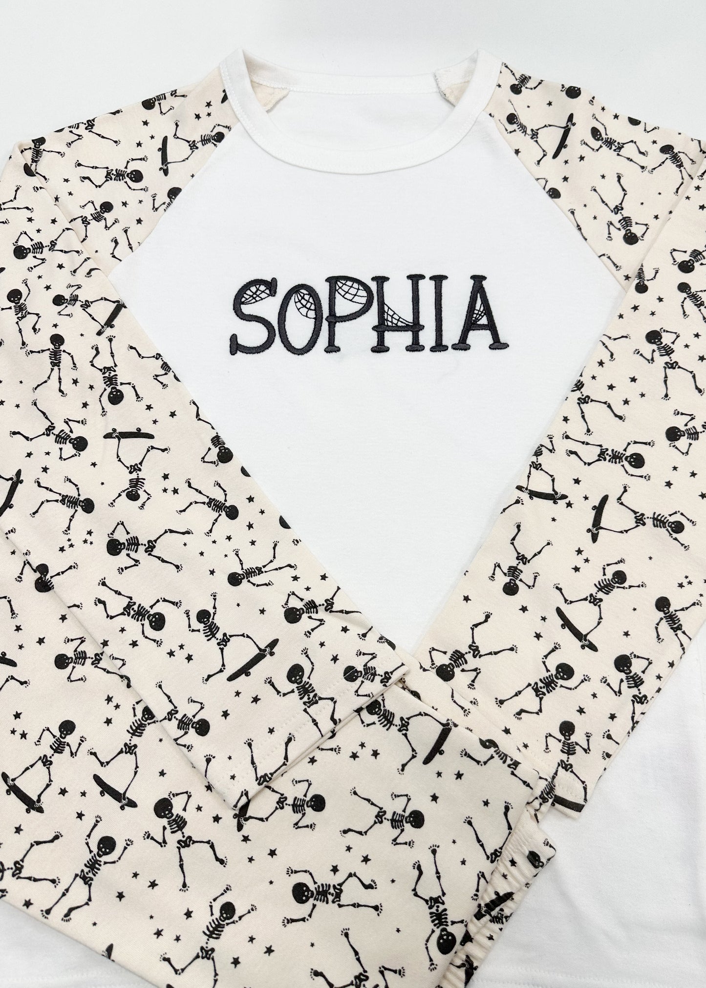 Halloween Cobweb Font Pyjamas