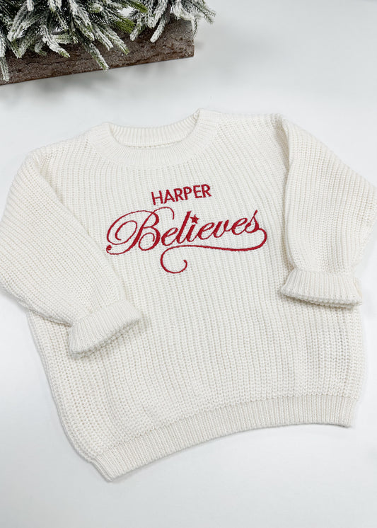 Believes Knitted Sweater/Romper