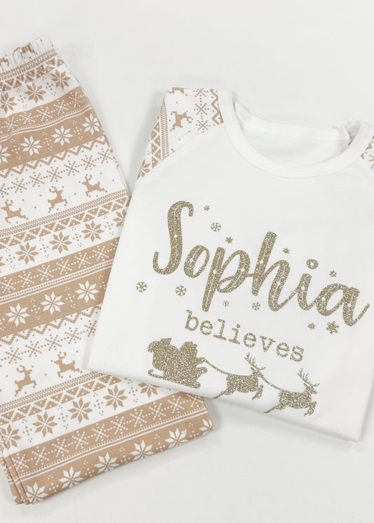 Adults Fair Isle Christmas Pyjamas