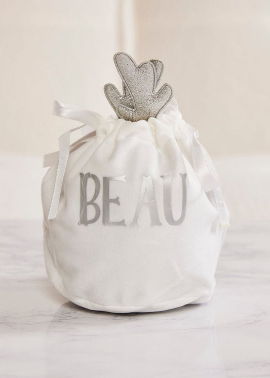 Christmas Reindeer Bag - Silver Antlers