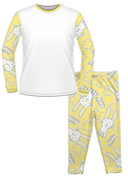 NEW Easter Grey Bunnies Handmade Pyjamas