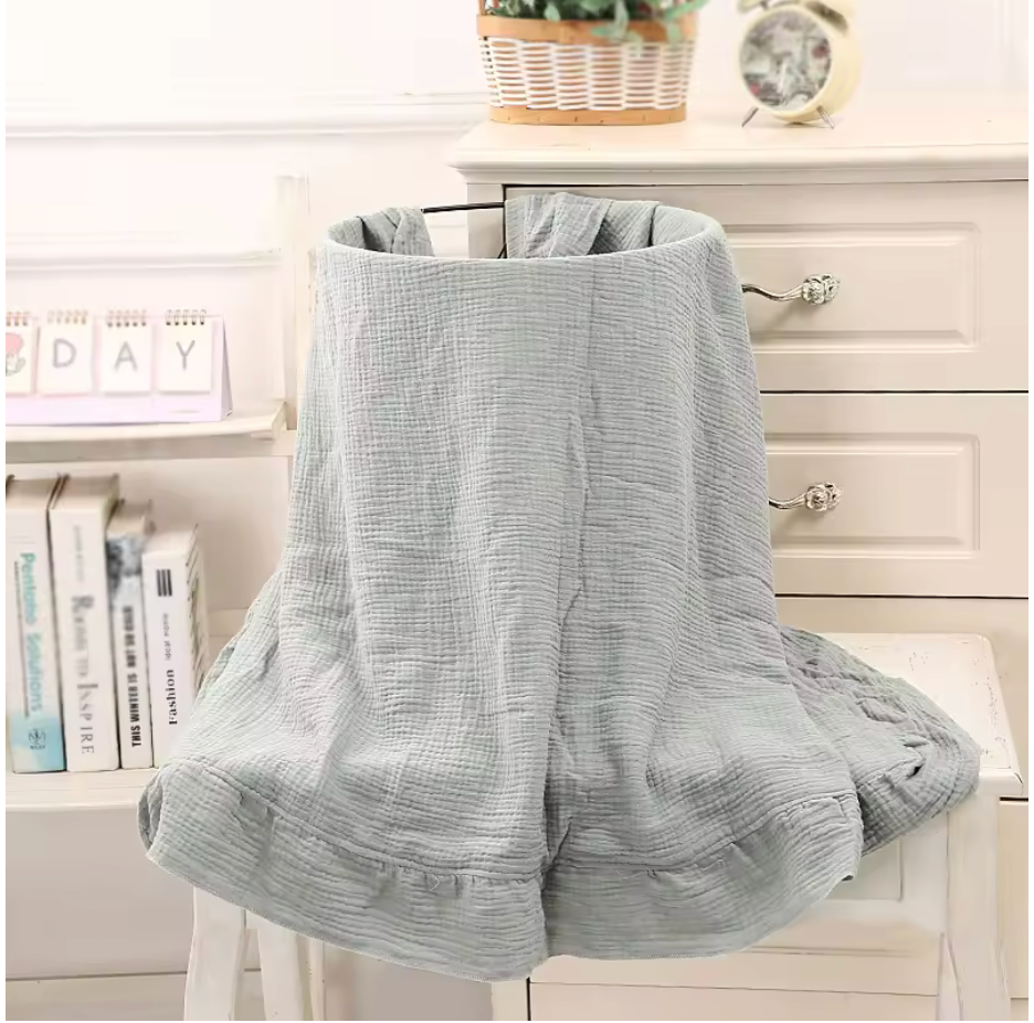 Cotton Frill Baby Blanket