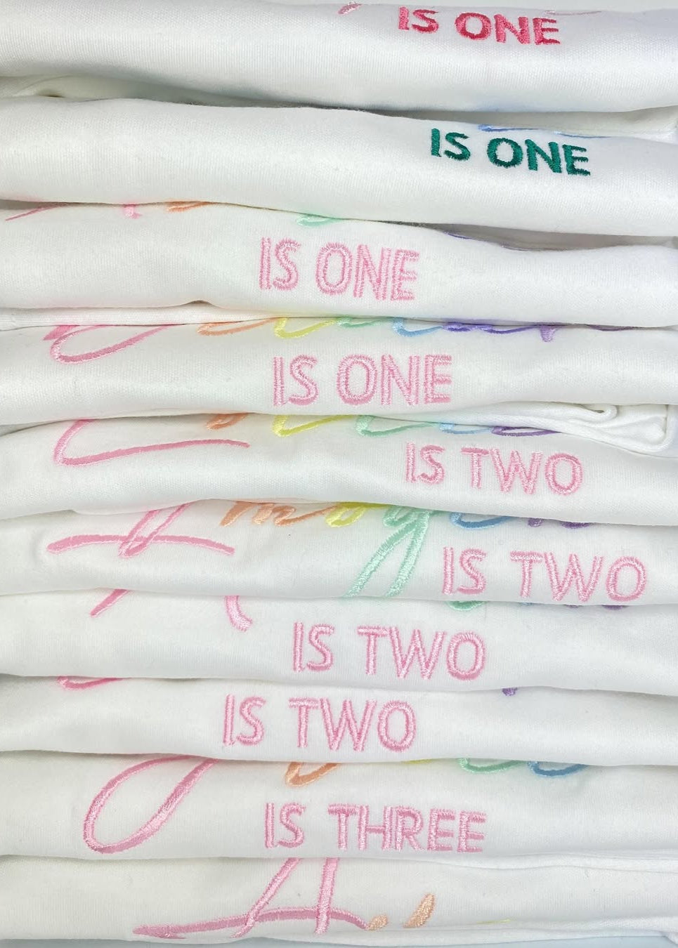 Rainbow Thread Birthday Pyjamas