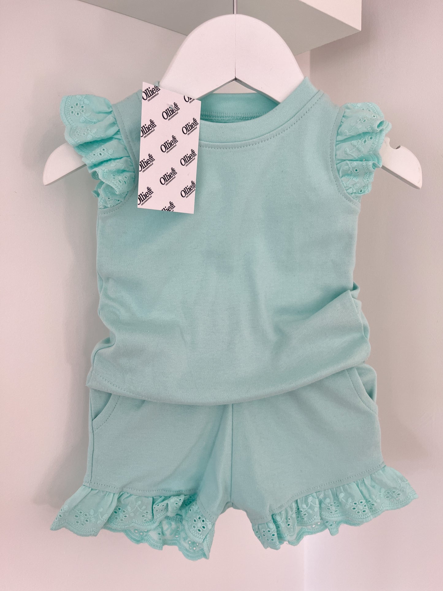 Frill Tee & Shorts Set