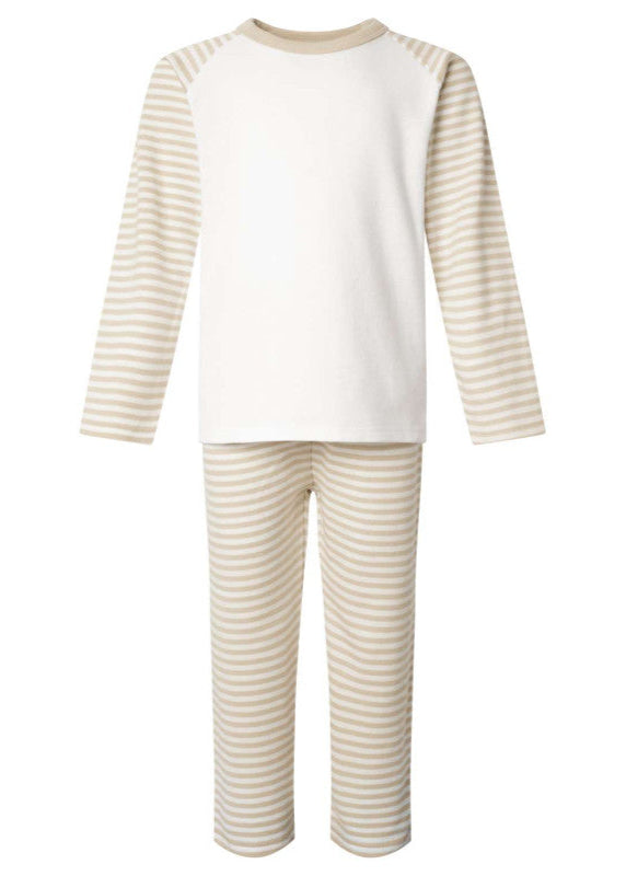 NEW Beige Stripe Birthday Pyjamas