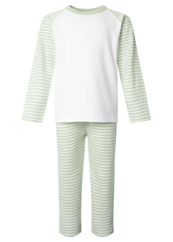 Green Stripe Birthday Pyjamas