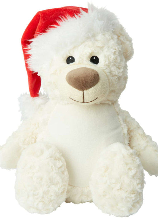 Cream Christmas Bear