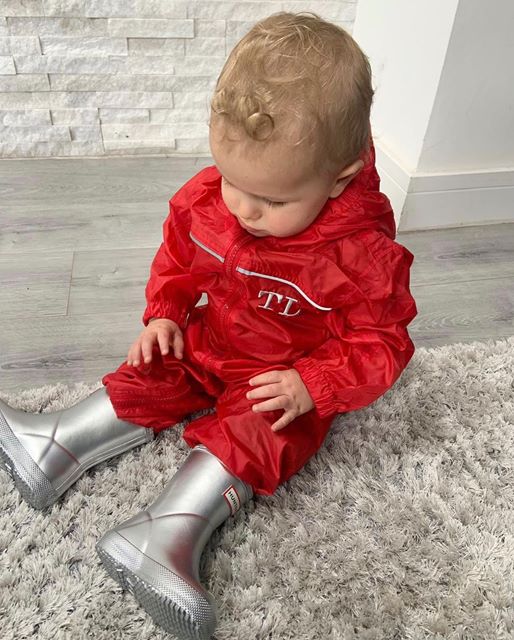 Red Rain Suit