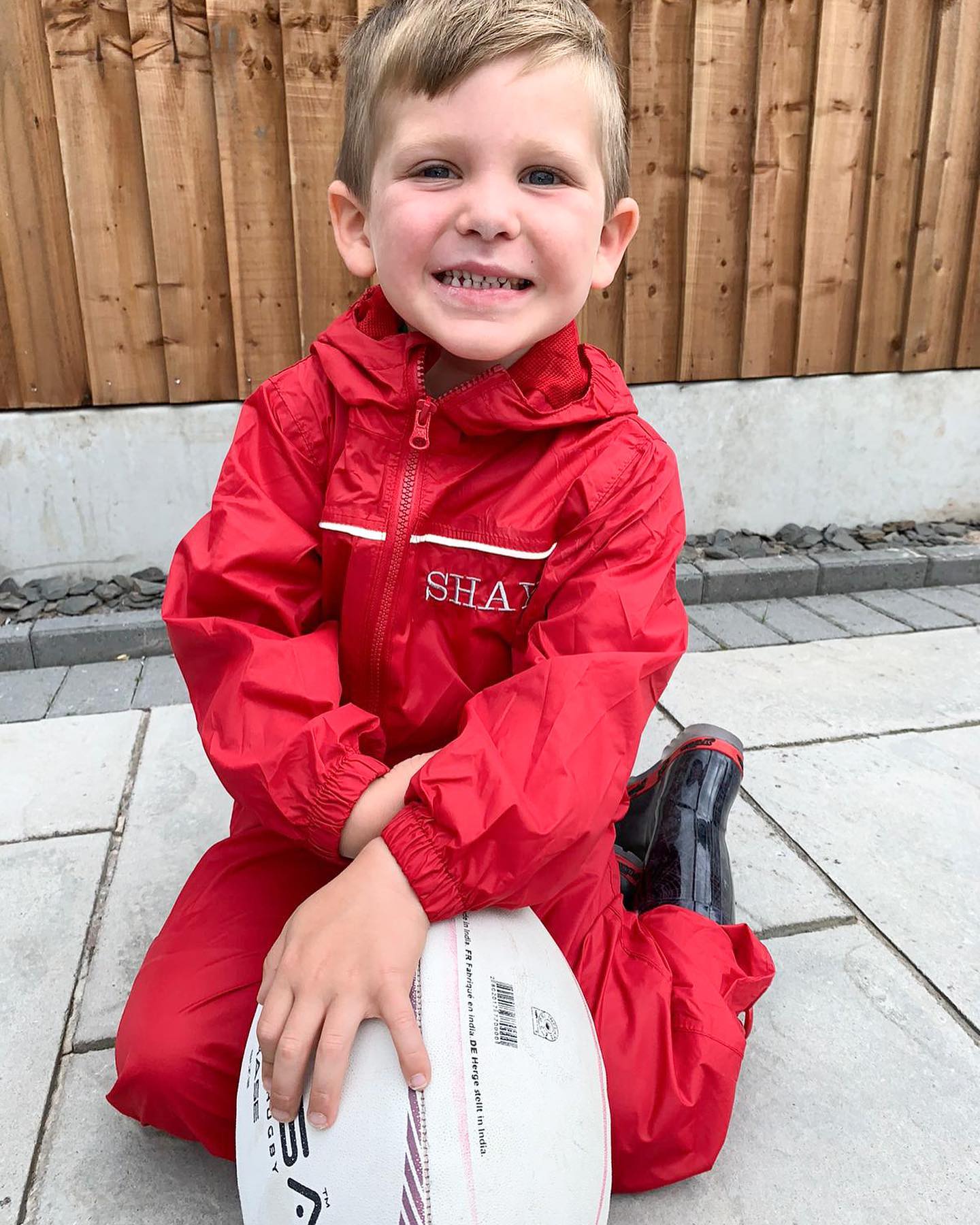 Red Rain Suit