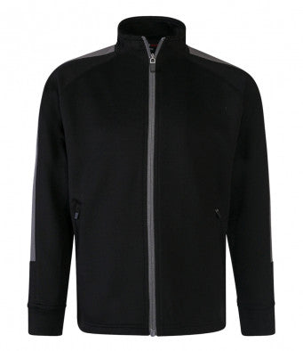 Black with Grey Kids Sport Tracksuit Jacket