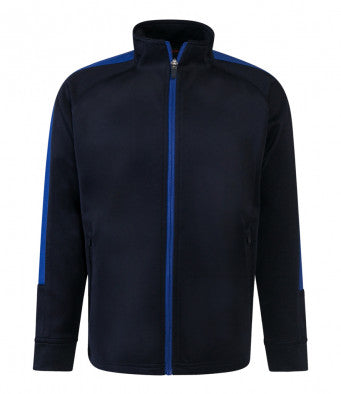 Navy with Royal Blue Kids Sport Tracksuit Jacket