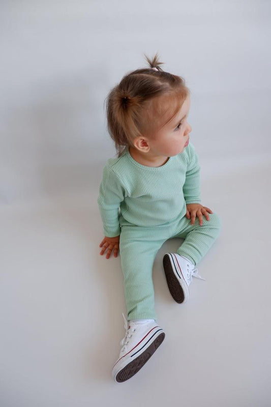 Seafoam Ribbed Unisex Loungewear