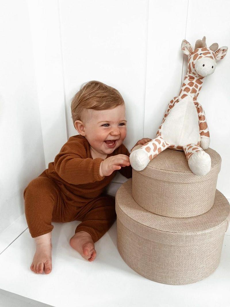 Caramel Ribbed Unisex Loungewear