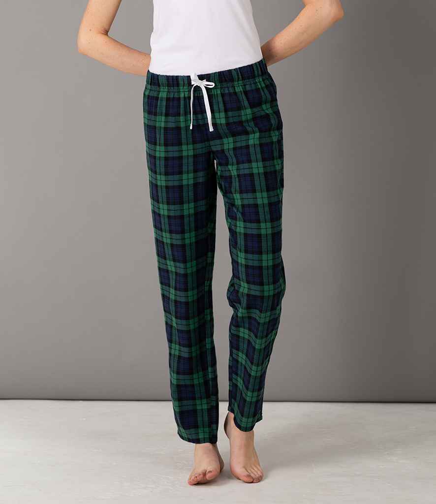 Kids Green/Navy Tartan Christmas Pyjamas