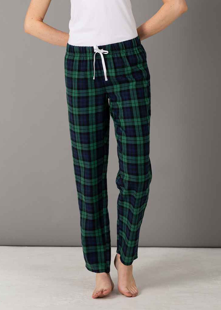 Adults Green/Navy Tartan Christmas Pyjamas