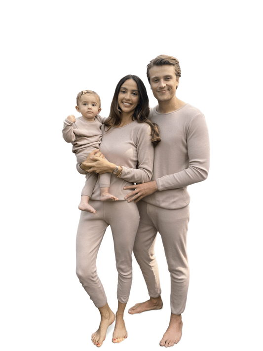 Velvet Mocha Ribbed Unisex Loungewear
