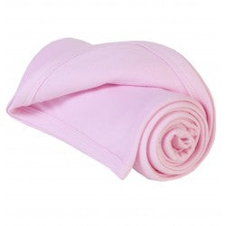Floral Initial Cotton Baby Blanket