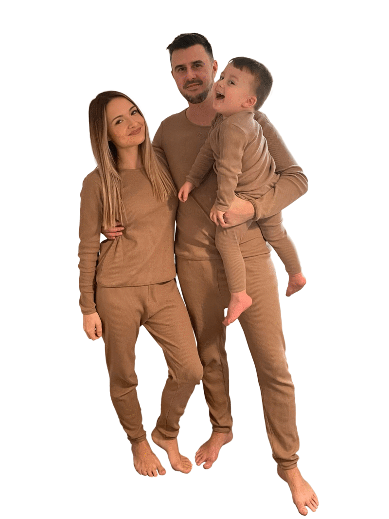 Adults Biscuit Ribbed Unisex Loungewear