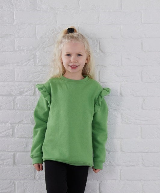 Frill Sleeve Sweater