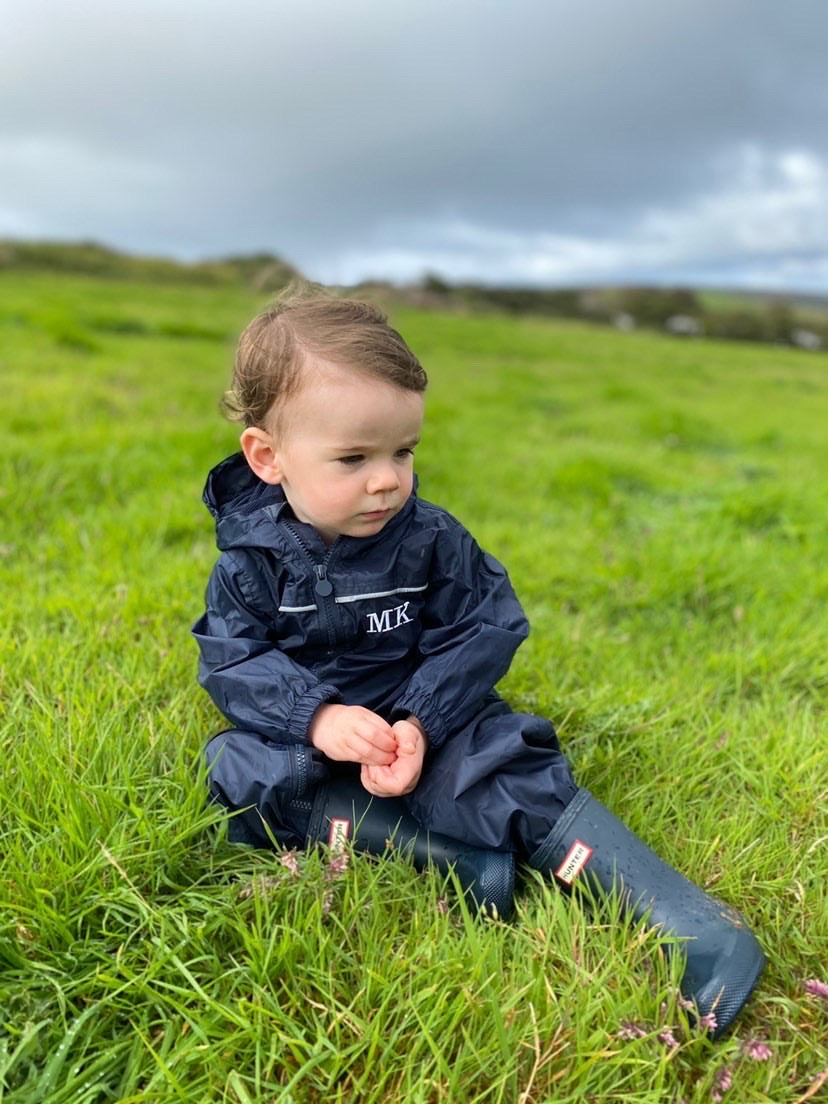 Navy Rain Suit