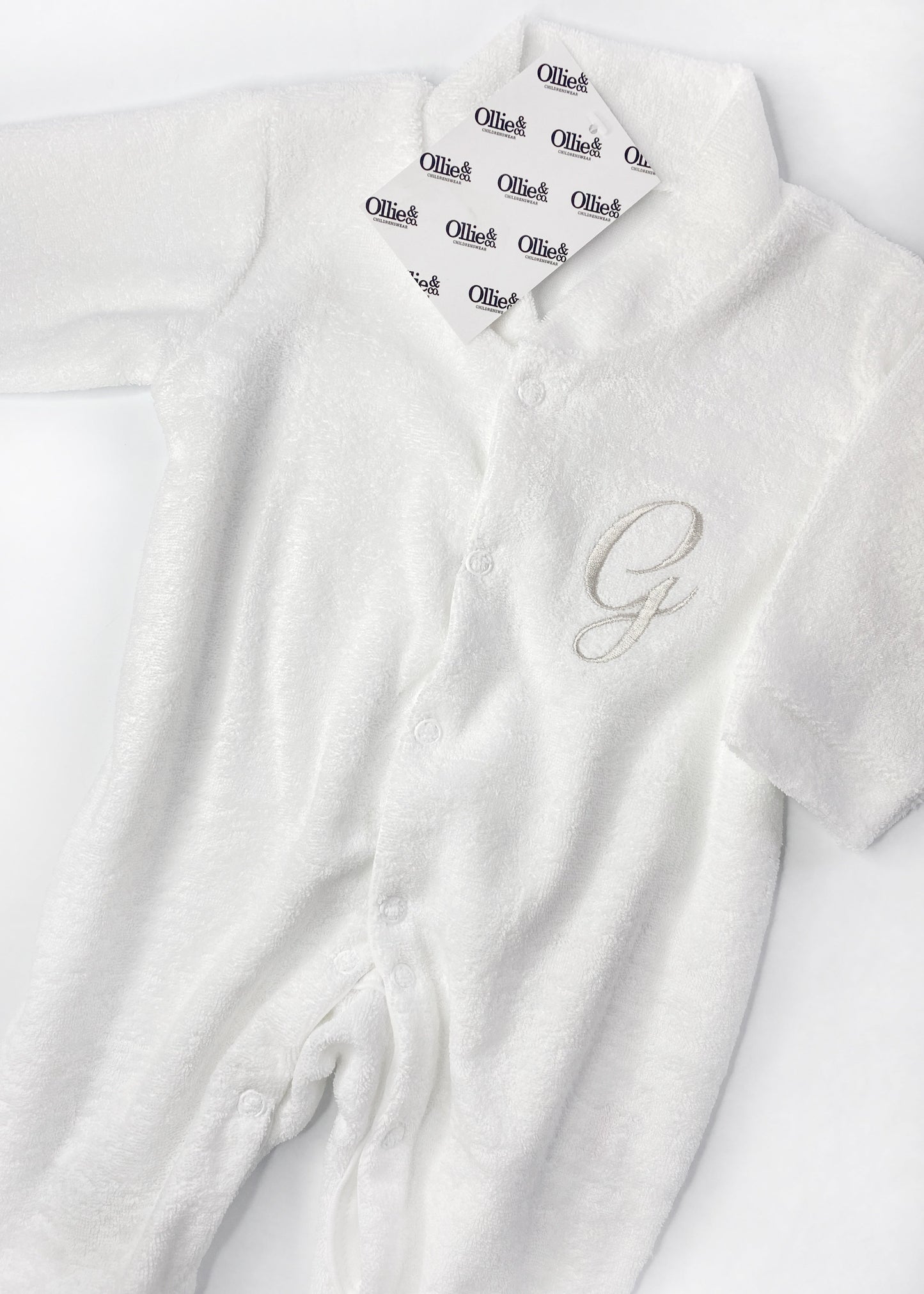 Handmade Towelling Sleepsuit