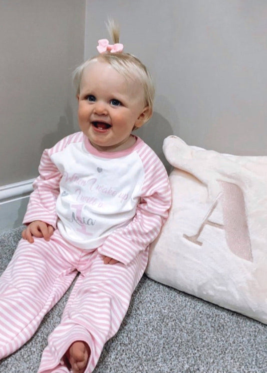 Pink Stripe Birthday Pyjamas