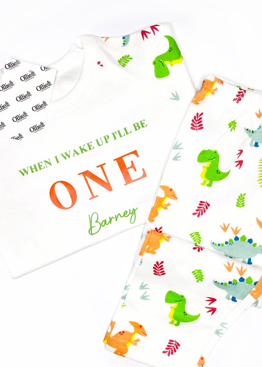 Bright Dino Birthday Pyjamas