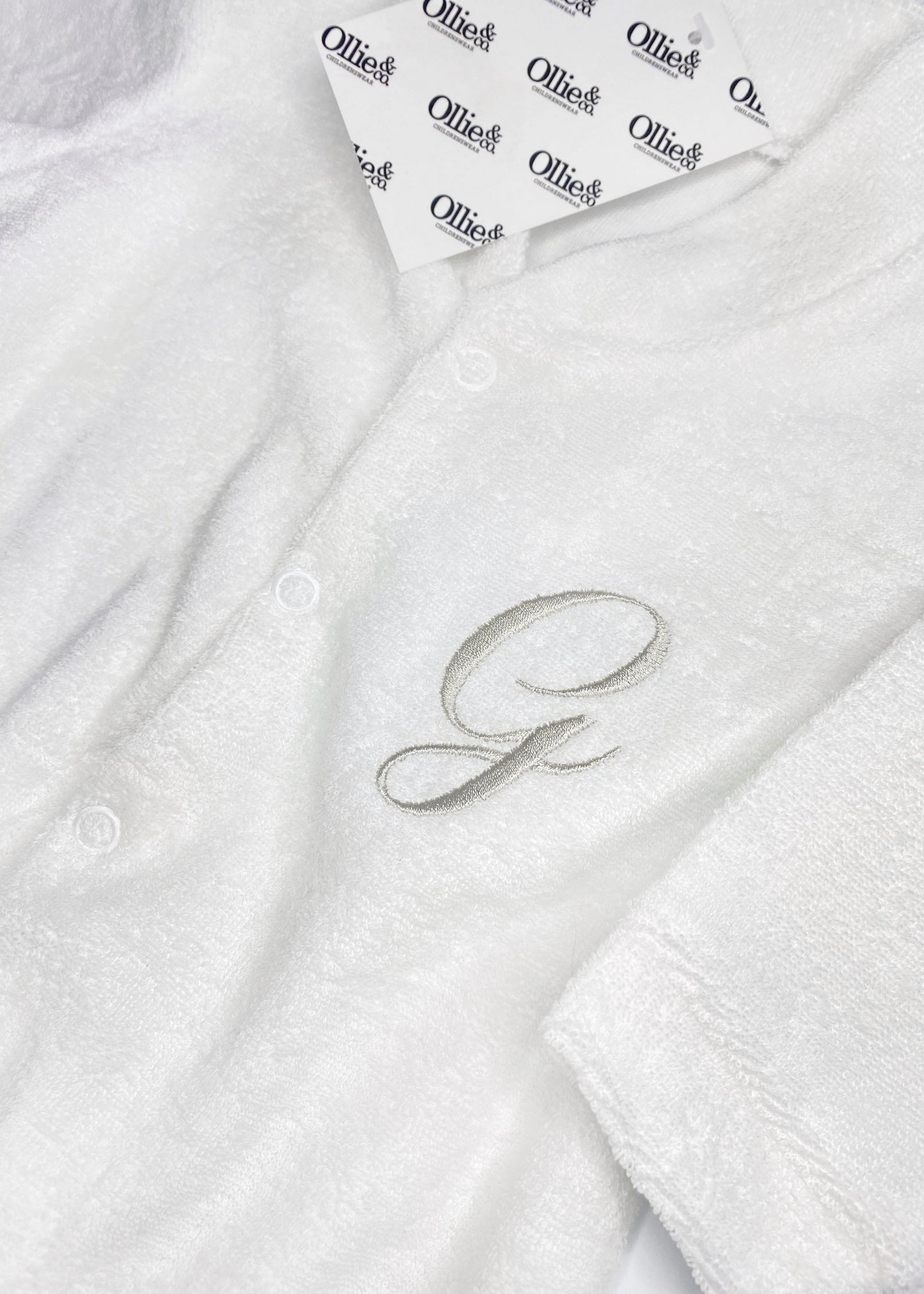 Handmade Towelling Sleepsuit
