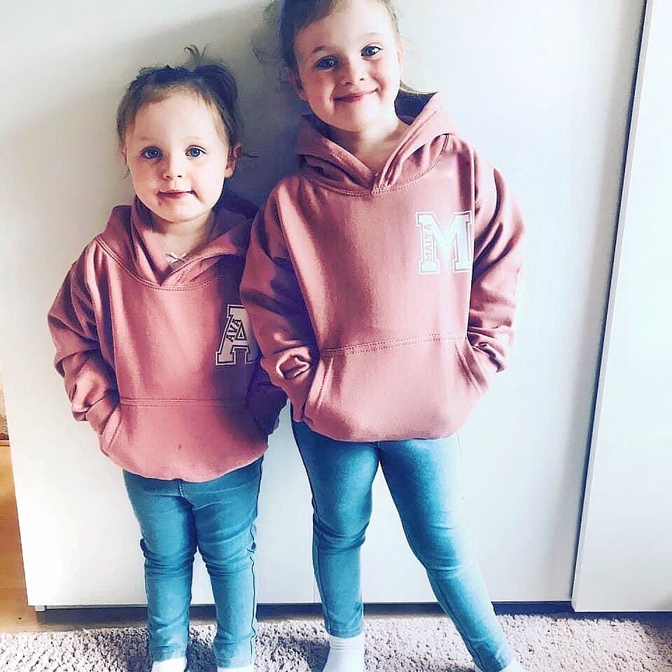 Dusty Pink Signature Kids Hoodie