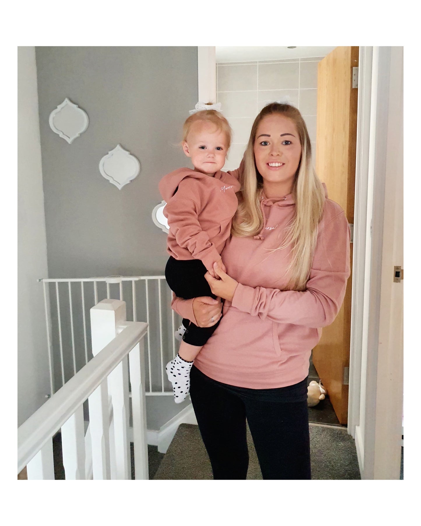 Dusty Pink Signature Adults Hoodie