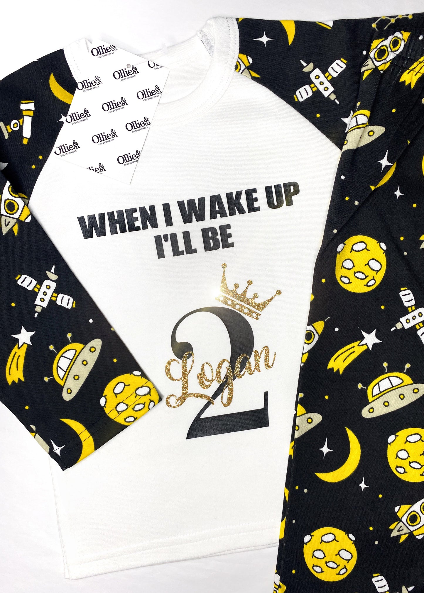Space Birthday Pyjamas