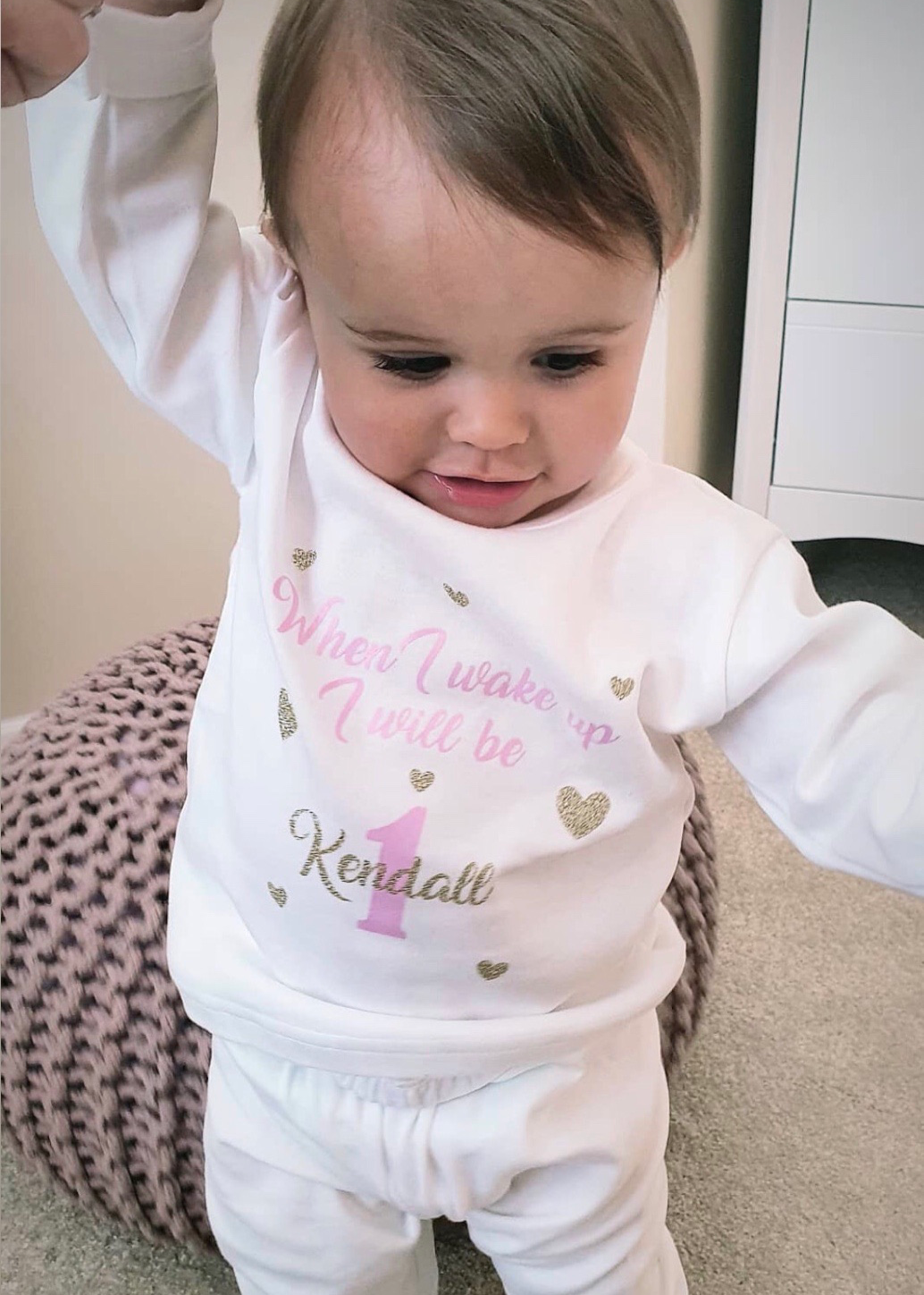 White Birthday Pyjamas