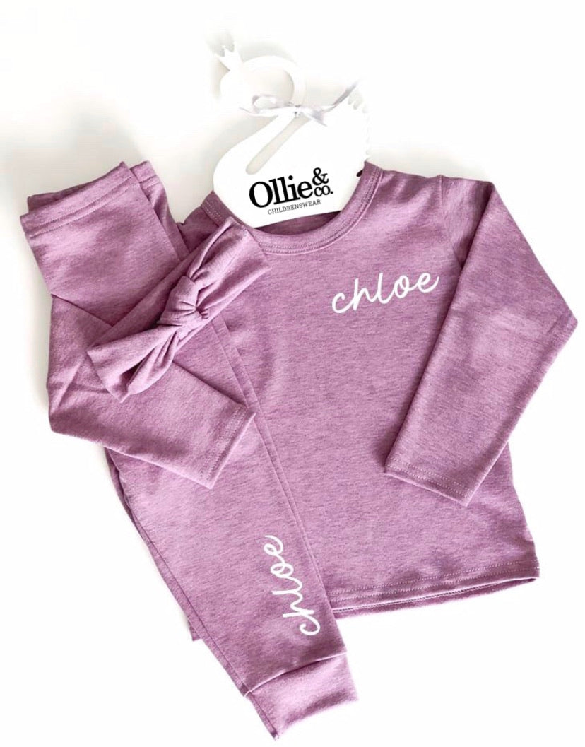 Mauve Handmade Loungewear