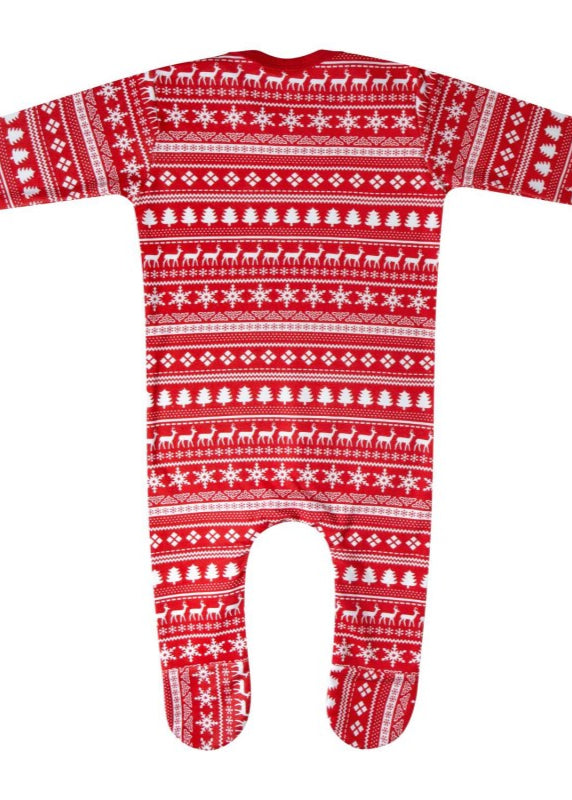 Classic Christmas Baby Romper
