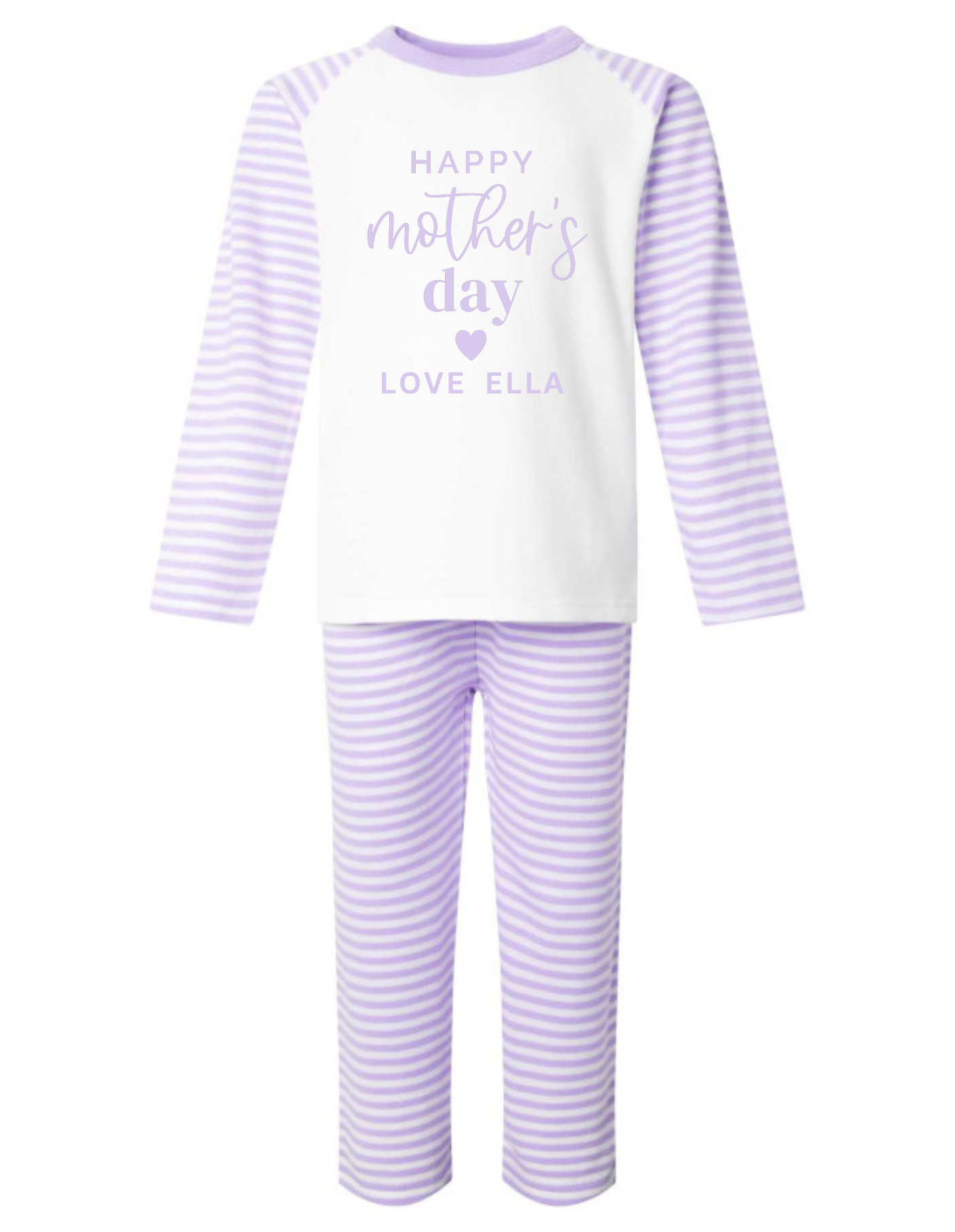 NEW Purple Stripe Mother's Day Pyjamas