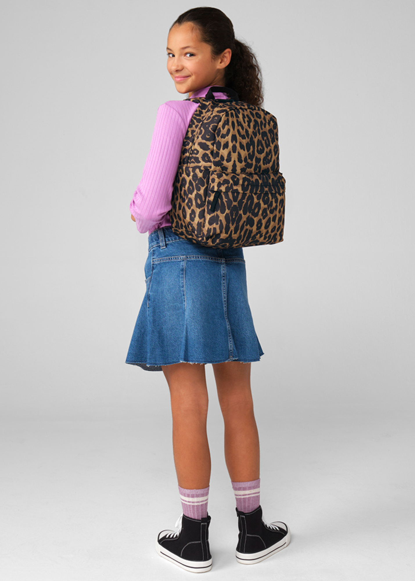 Mini Leopard Backpack