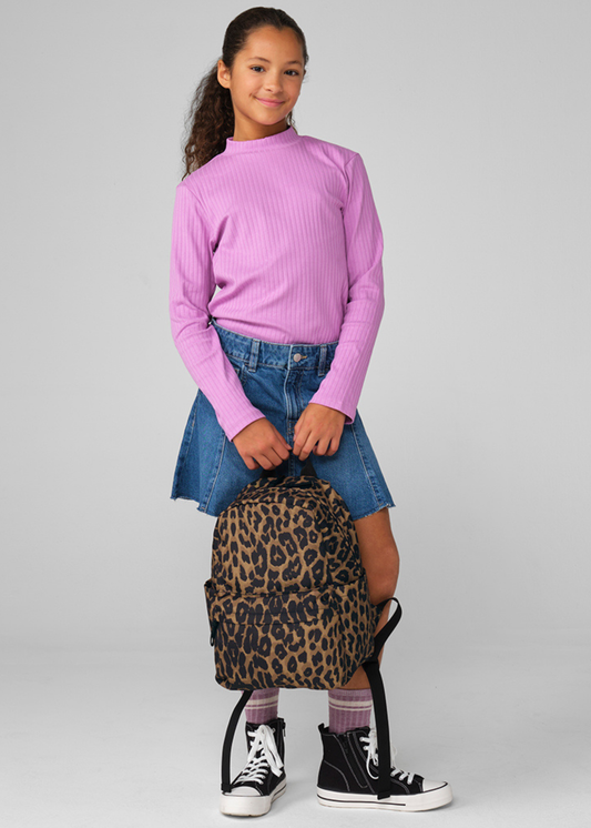 Mini Leopard Backpack