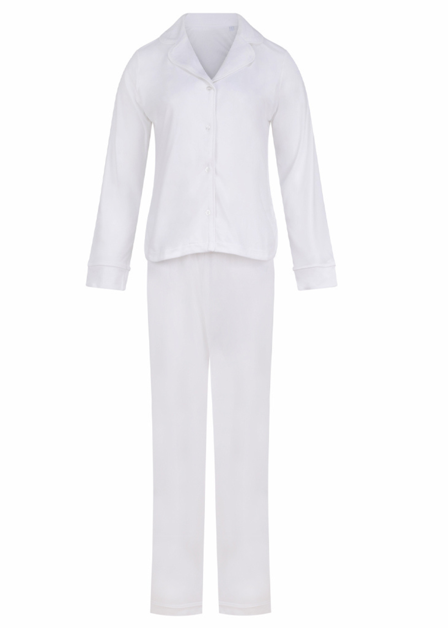 Adults Supersoft Ivory Pyjamas