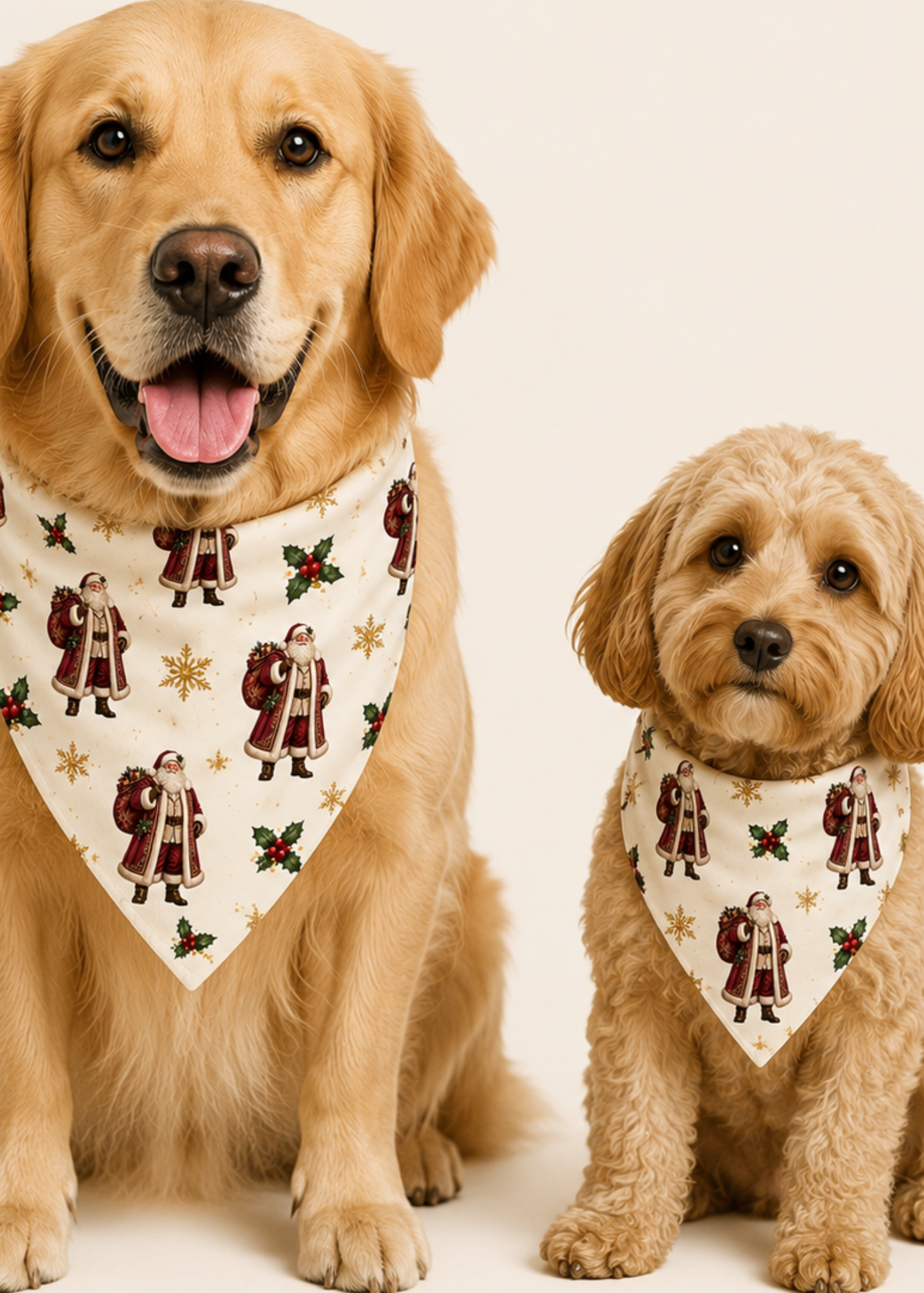 NEW Traditional Santa Dog Bandanna
