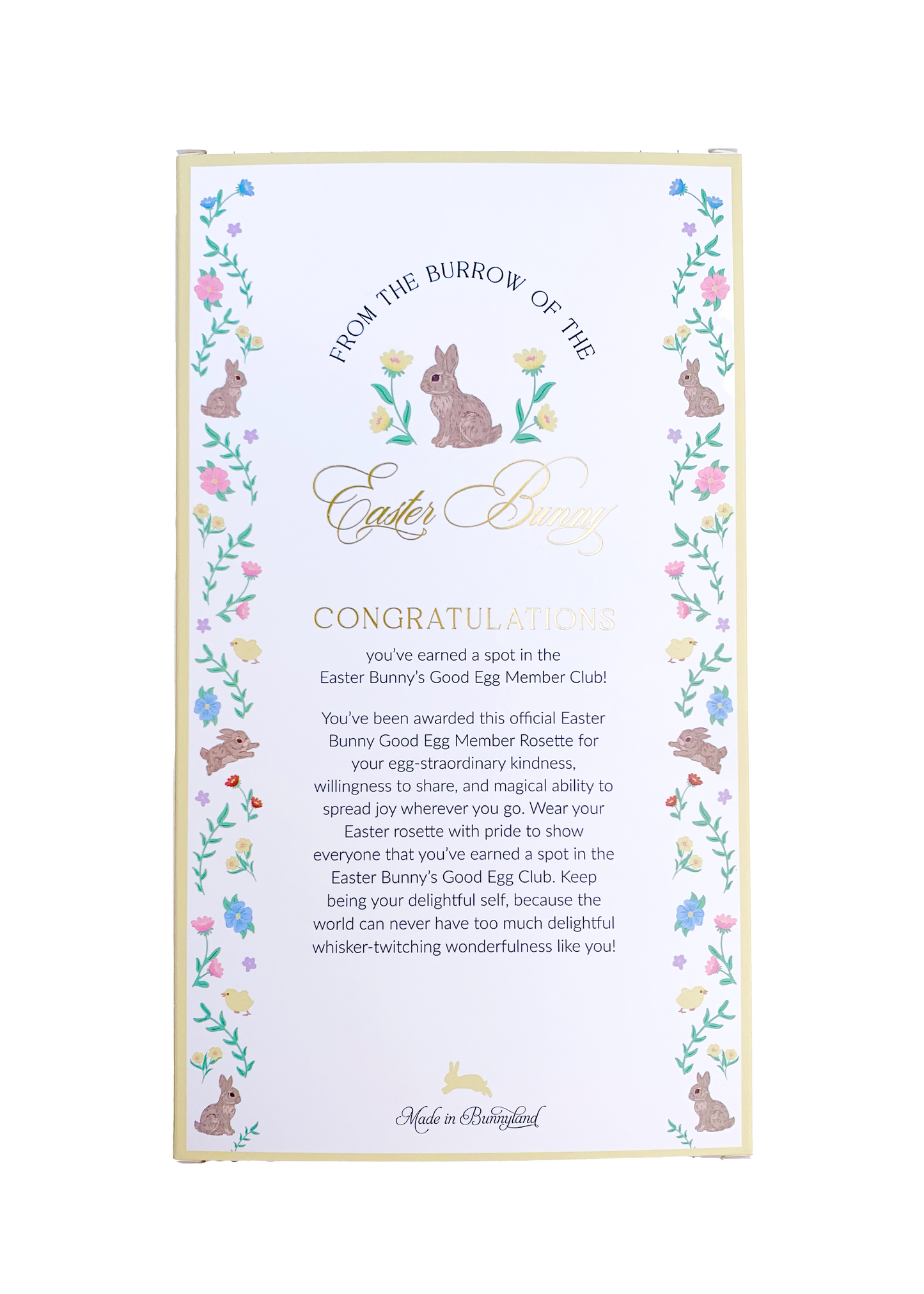 Good Egg Member Easter Rosette - Pastel